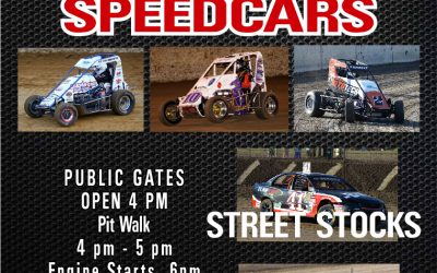 April 1st, Speedcars, Street Stocks and AMCA Nominations.