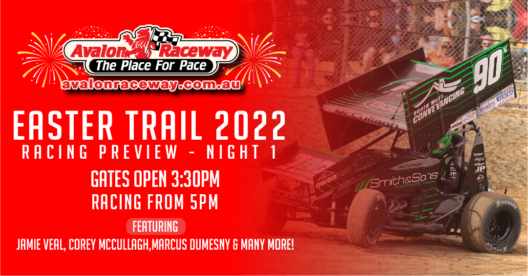 EASTER EGGS ASIDE AS SPRINTCARS GATHER TO EAT UP THE CLAY THIS GOOD FRIDAY