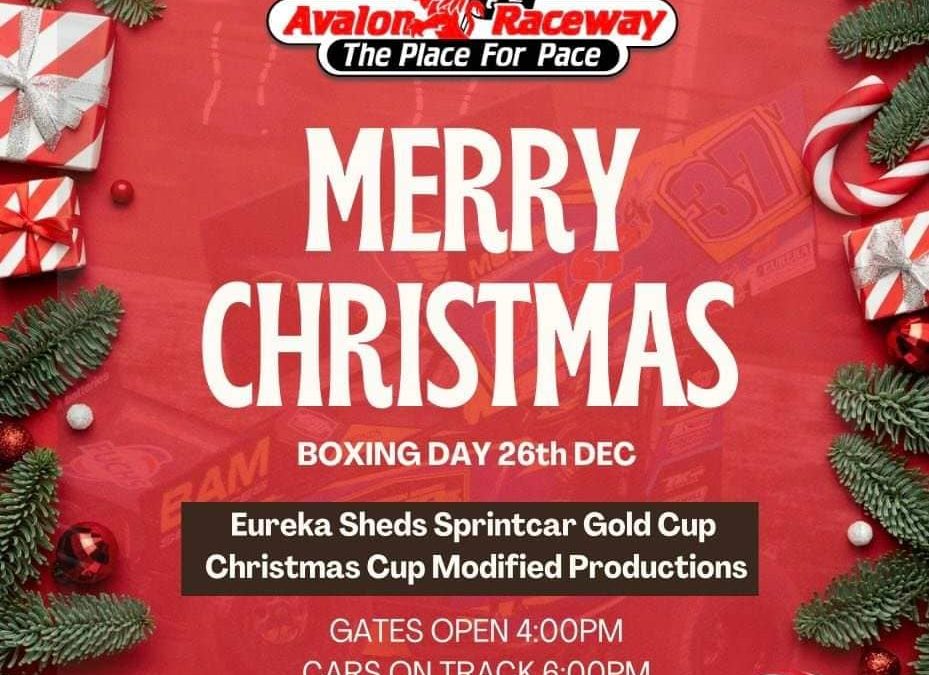 SPRINTCARS TO TEAR THE PACKAGING OFF BOXING DAY AT AVALON