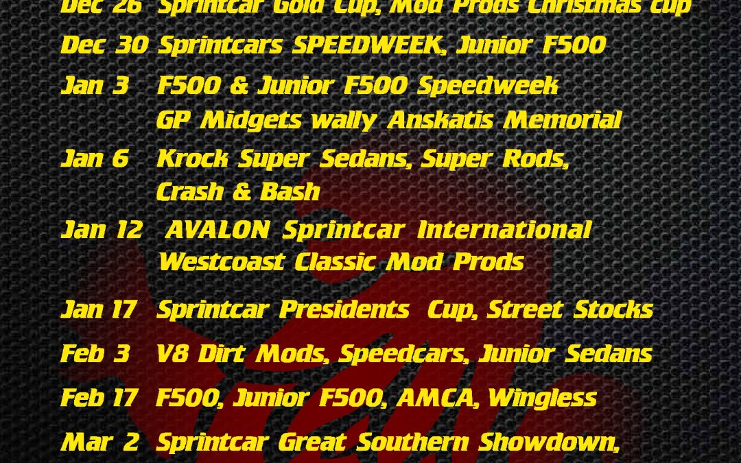 Updated Calendar
