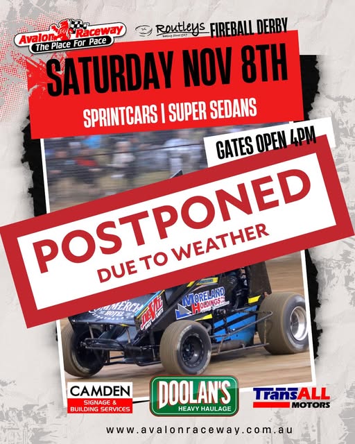 EVENT UPDATE – Postponed